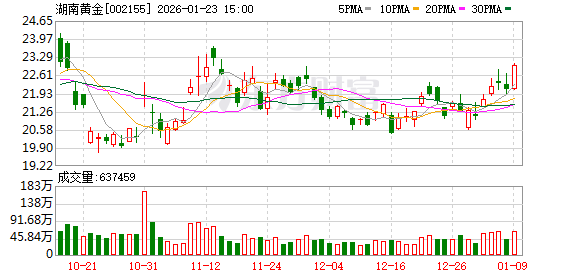 披露重组预案,湖南黄金1月26日起复牌