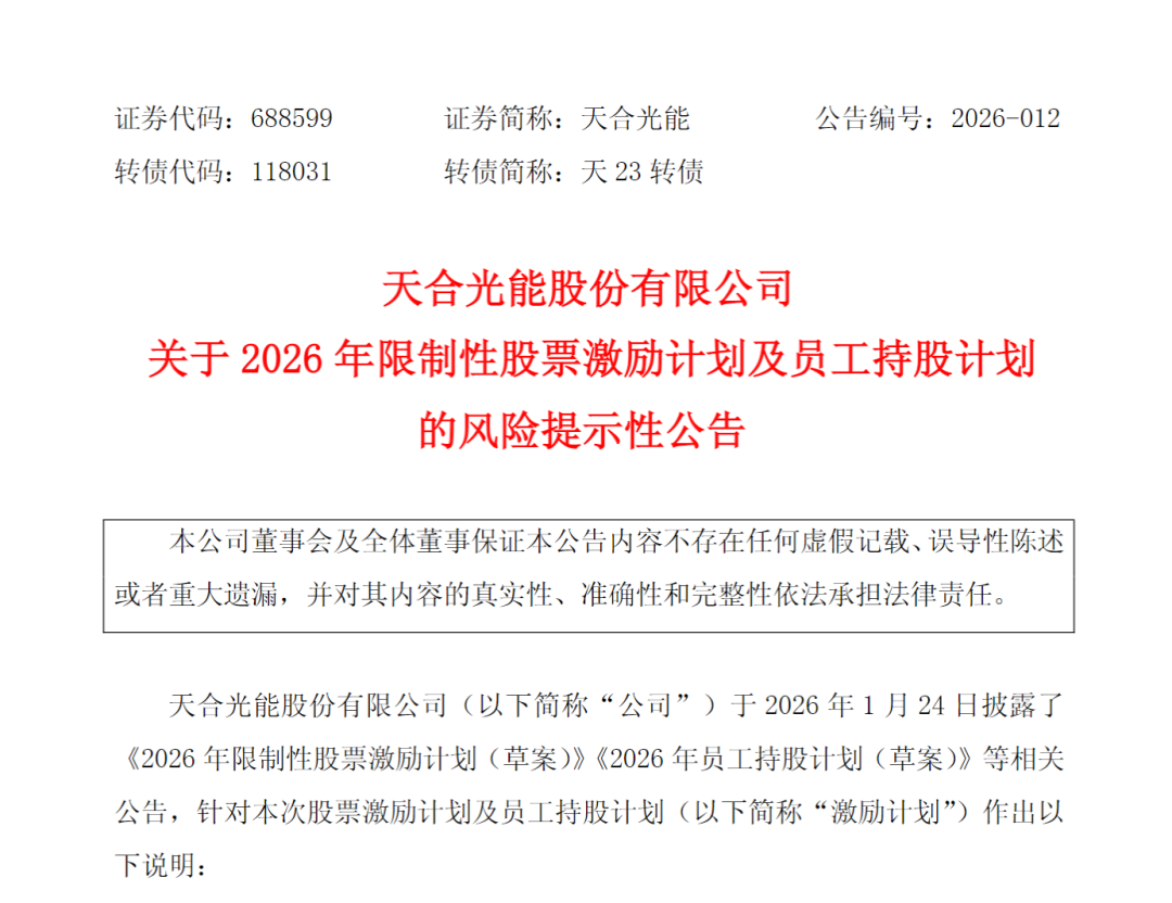 关于“未来三年百亿盈利”,688599提示风险