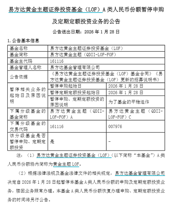 金银飙涨,基金紧急限购