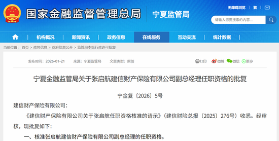 建行年初人事调整 涉及多家一级分行和子公司