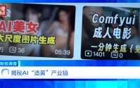 日入5位数，9.9元即可生成视频？央视曝光AI“造黄”产业链