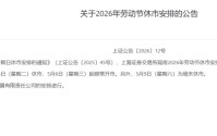 刚刚，A股“五一”休市安排公布！