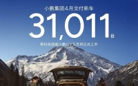 小鹏集团4月交付新车31011辆