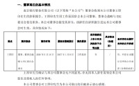 南京银行：董事王厚印辞任