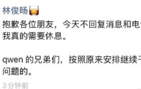 阿里回应林俊旸离职！内部人士：其离职系权责调整分歧