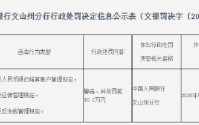 云南砚山农村商业银行被罚16.2万元：违反人民币银行结算账户管理规定等