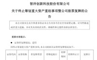 688191复牌！终止重组，改战略投资
