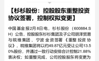 提前涨停！600884，拟易主