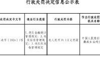 西昌金信村镇银行被罚39.3万元：违反金融统计管理规定等