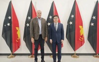 中国进出口银行董事长陈怀宇在巴布亚新几内亚开展工作调研