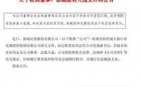 2000亿券商新总裁人选敲定，56岁副总程景东获提名，去年曾收证监会警示函