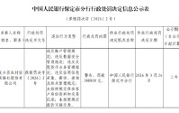 定兴县农村信用联社被罚30.88万元：违反账户管理规定等