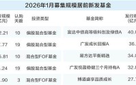 1月基金发行迎来开门红 123只产品募集超1200亿元