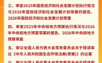 十四届全国人大四次会议3月5日上午开幕 会期8天