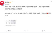 特斯拉：2026年Q1交付35.8万辆同比增长6.3%，Model 3/Y交付超34万辆