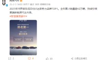 问界汽车：2025年问界单车成交均价达新势力品牌TOP1