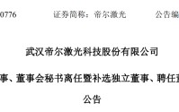 IPO前夜，激光大厂高管密集调整为哪般？