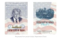 美国将发行印有特朗普肖像的护照 以纪念美国独立250周年