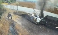 尘封一年的事故曝光：东风奕派撞车后，欣旺达“不起火电池”50秒爆燃