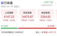 A股放量冲高！这些板块表现亮眼→