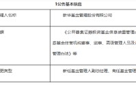 新华基金高管层再调整：老将徐端骞挥手作别 财务背景张鹏接棒