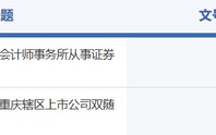 重庆证监局公布两条随机检查公示，均涉梅安森