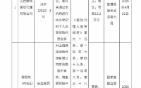 山西鼎铭保险代理被罚12.3万元：财务数据不真实等