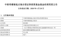 葛兰卸任多只在管产品