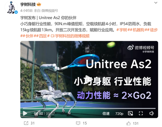 宇树科技,重磅发布!