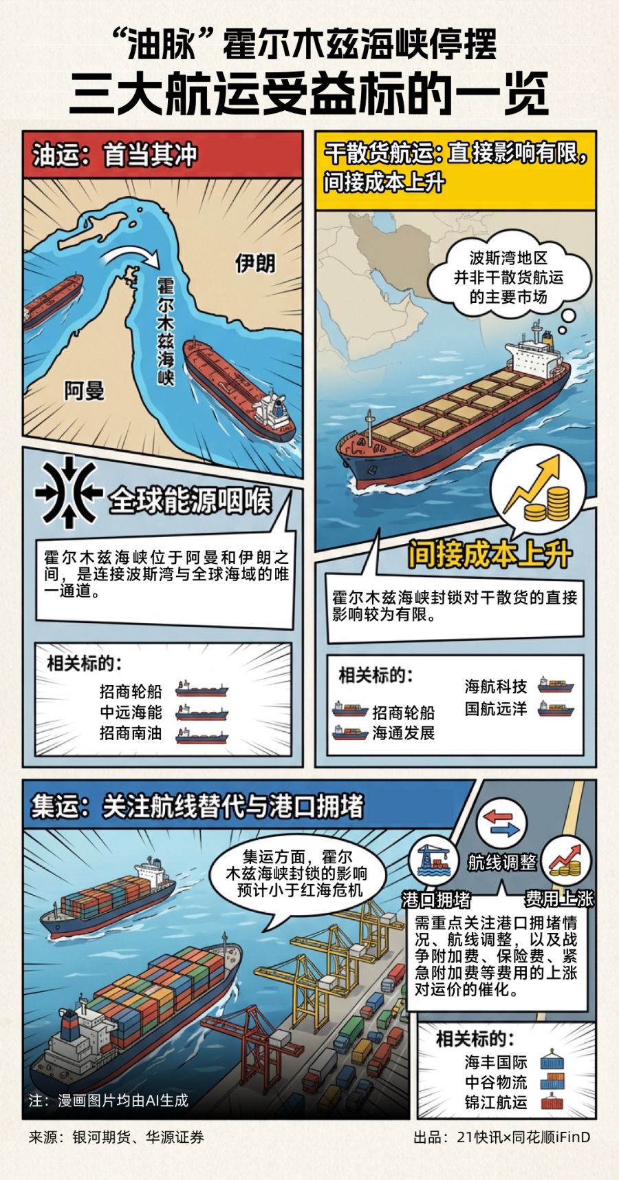 航运板块狂飙！千亿巨头8天5板，图解三大航运核心标的