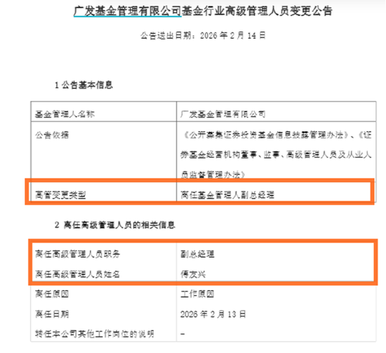 广发基金百亿老将傅友兴卸任副总经理,此番调整将走向何方?