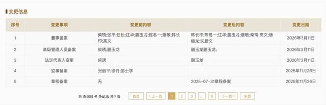 妙可蓝多完成多项工商变更:蒯玉龙接替柴琇任法定代表人