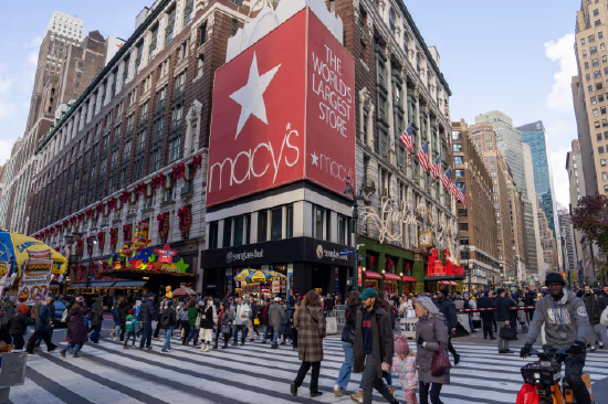梅西百货四季度同店销售受布鲁明戴尔品牌提振