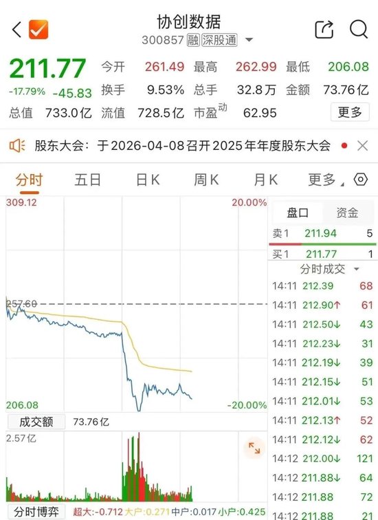 小作文引发股价闪崩,协创数据(300857)火速回应