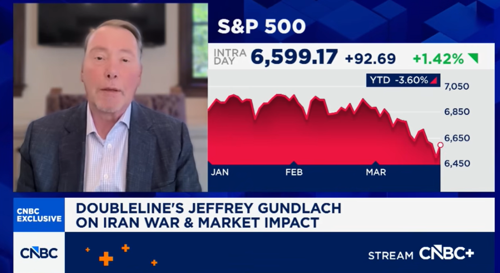 “新债王”Gundlach:美股还没到买入时机,今年降息预期已破灭,现在是抄底黄金的好时候