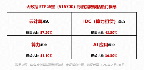 算力缺口加速释放!云赛智联涨停,华宝基金大数据ETF(516700)逆市摸高0.73%