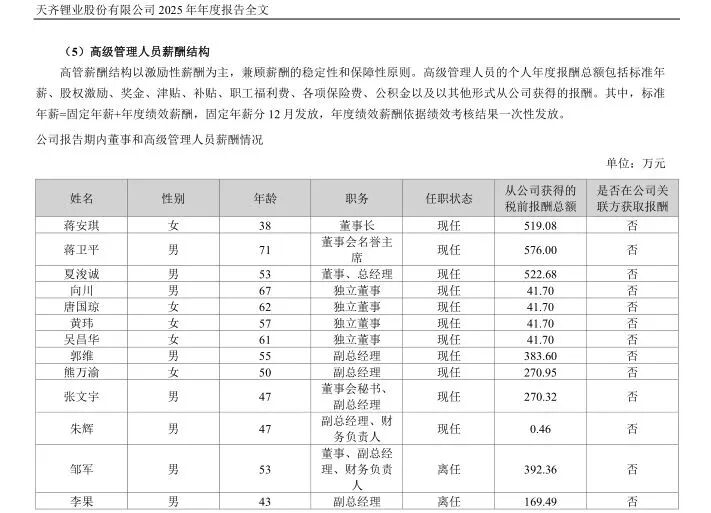 巨亏79亿“止血”之后：天齐锂业高管平均涨薪158万，股东零回报！