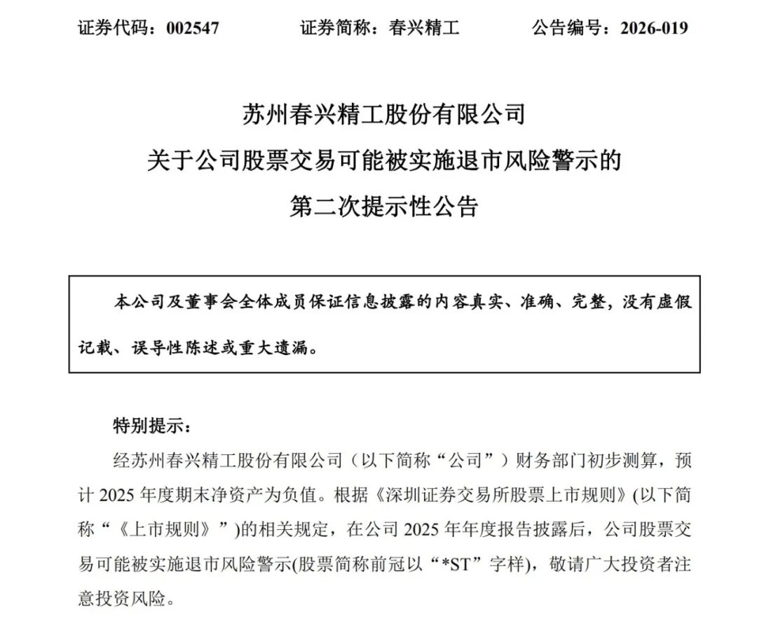 一股将退市,今年累跌超70%,4股发布退市风险警示