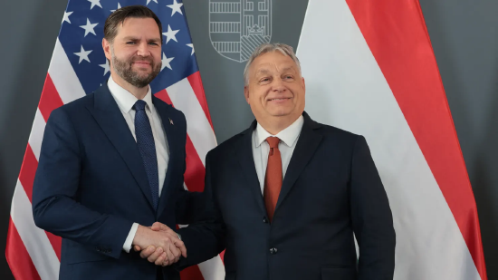 匈牙利大选前美国副总统万斯访匈，力挺欧尔班