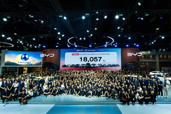 18，057辆！比亚迪斩获曼谷车展销量第一！中国新能源改写泰国车市格局