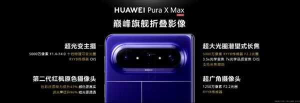 全球首发“大阔折”!华为Pura X Max发布,10999元起售