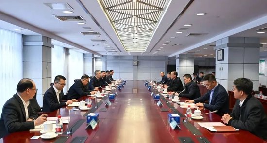 谷澍会见鞍钢集团董事长谭成旭一行