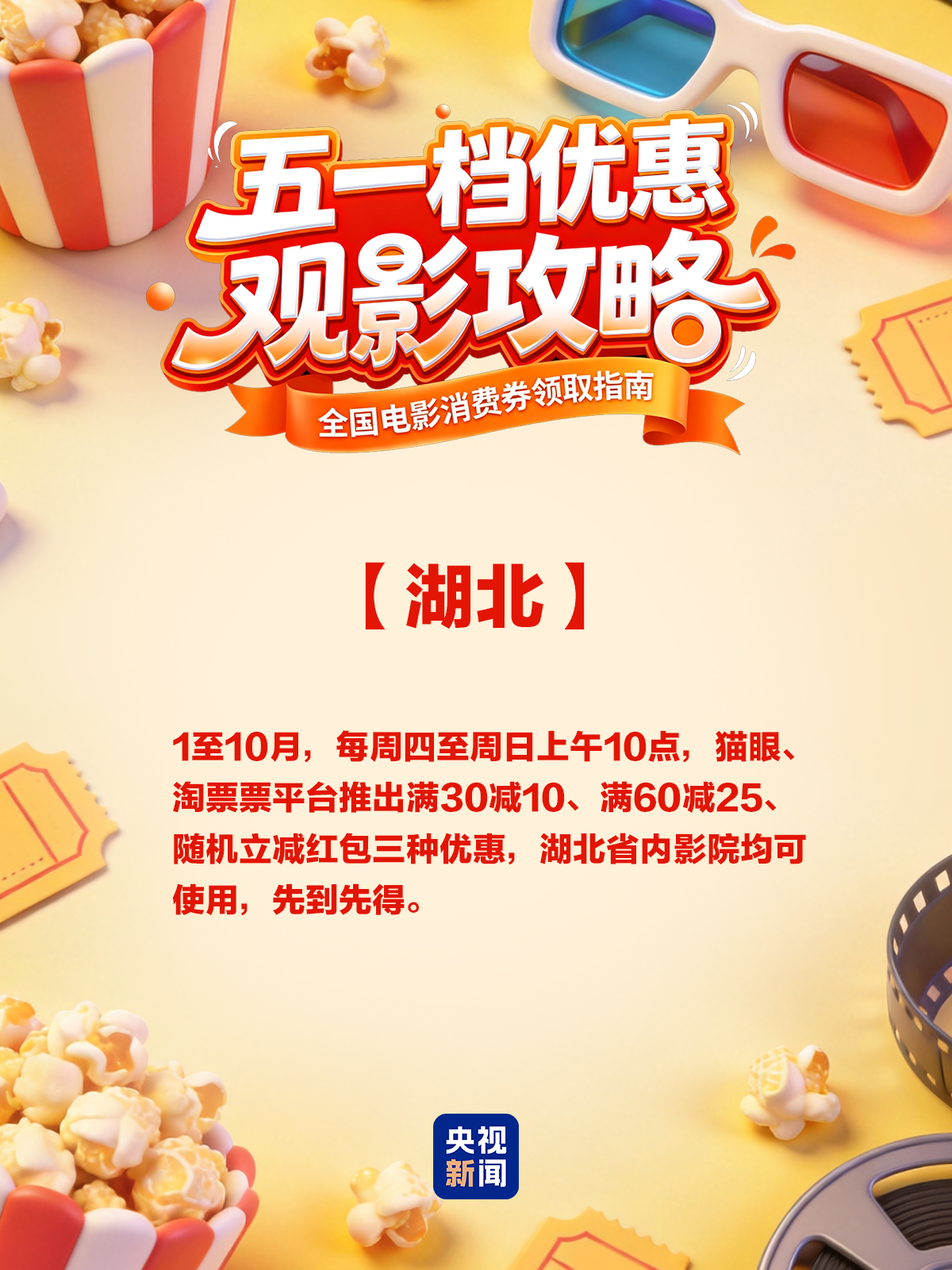 五一票房破4亿!各地电影消费券来了