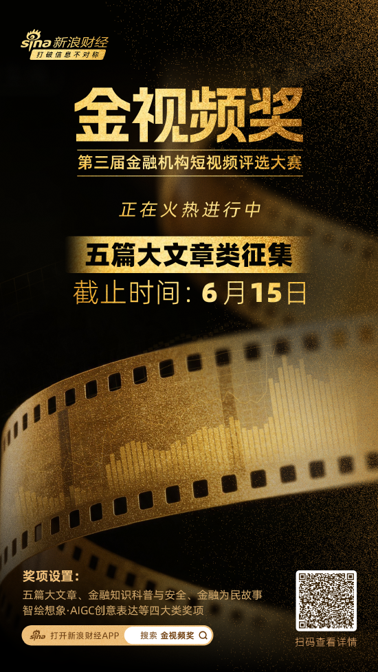 “五篇大文章”赛道等你来投稿!金视频奖·第三届金融机构短视频评选大赛火热进行中