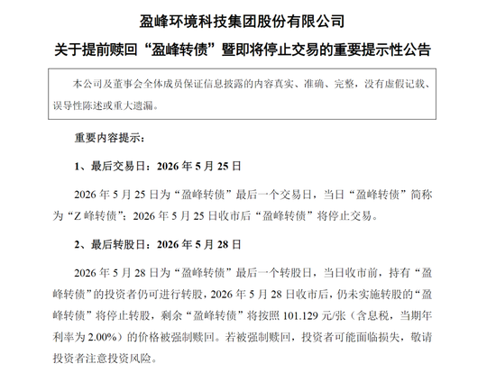 最后一天，这2只转债不及时操作或亏损