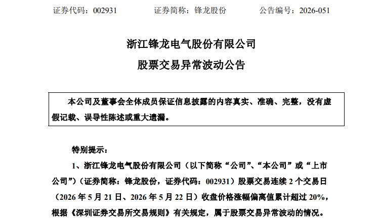 002931,001225!2连涨停,紧急提示!事关机器人业务!