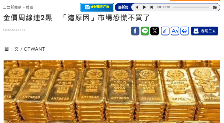 国际金价在4500美元附近徘徊,中期上行逻辑还稳固吗?